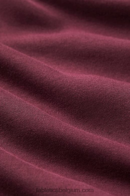 merlot glanzend snel logo Heren de postgame-hoodie Fabletics LH20J3725