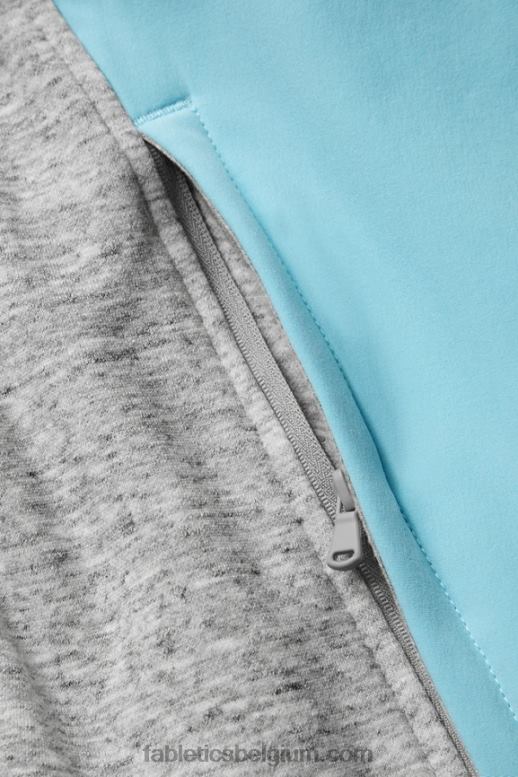 midden grijs htr Heren de go-to crew speciale editie Fabletics LH20J3705