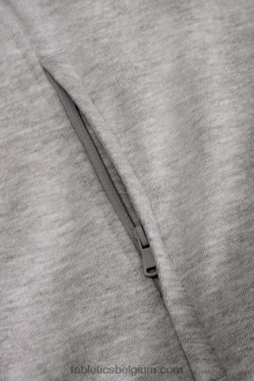 midden grijs htr Heren de lichtgewicht go-to hoodie Fabletics LH20J3661