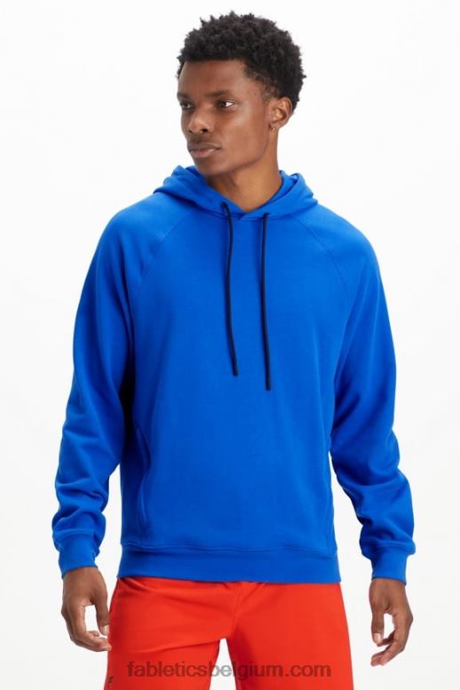 ras blauw Heren de lichtgewicht go-to hoodie Fabletics LH20J3665