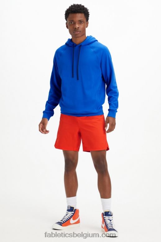 ras blauw Heren de lichtgewicht go-to hoodie Fabletics LH20J3665