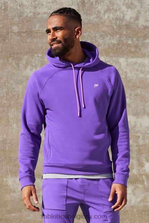 talg paars Heren de favoriete hoodie 192 Fabletics LH20J3682