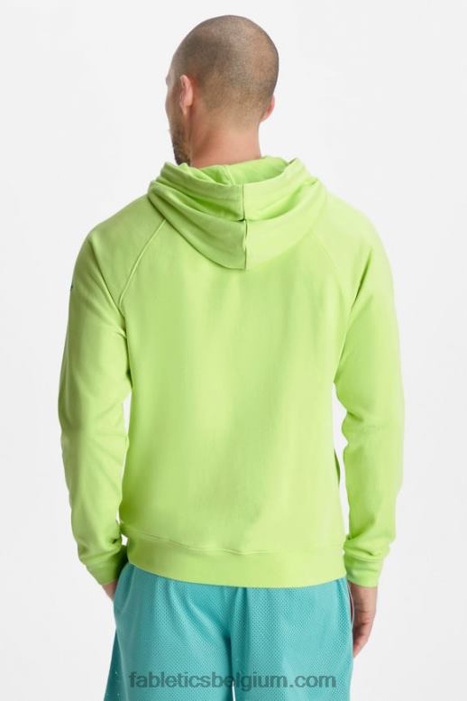 vervaagde limoen Heren de lichtgewicht go-to hoodie Fabletics LH20J3662