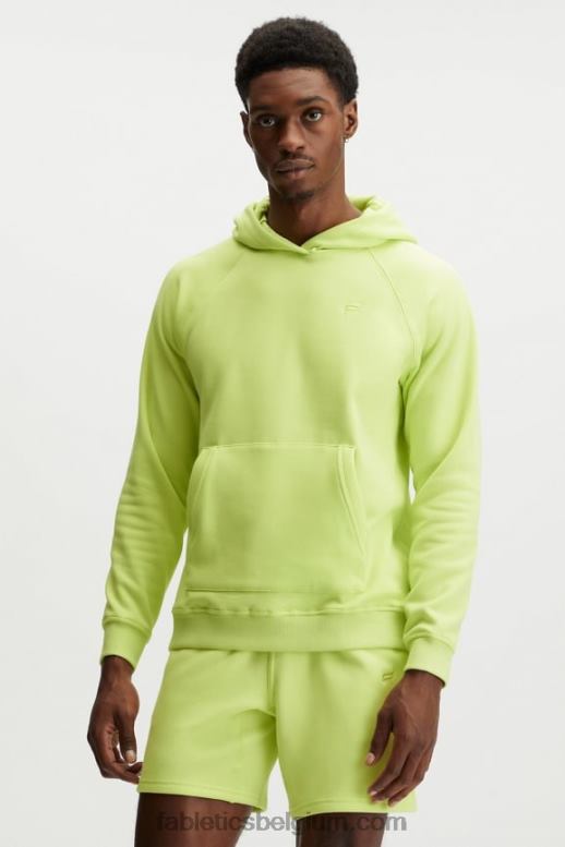 vervaagde limoen Heren de postgame-hoodie Fabletics LH20J3724