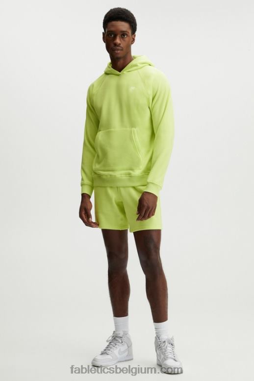 vervaagde limoen Heren de postgame-hoodie Fabletics LH20J3724