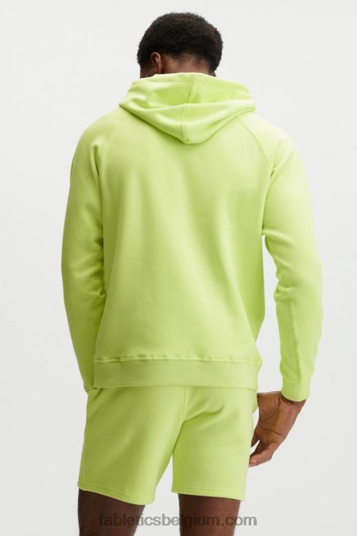 vervaagde limoen Heren de postgame-hoodie Fabletics LH20J3724
