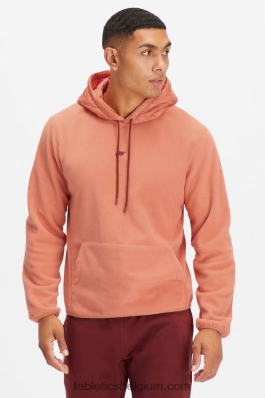 zandsteen klei Heren de Pine City-hoodie Fabletics LH20J3710