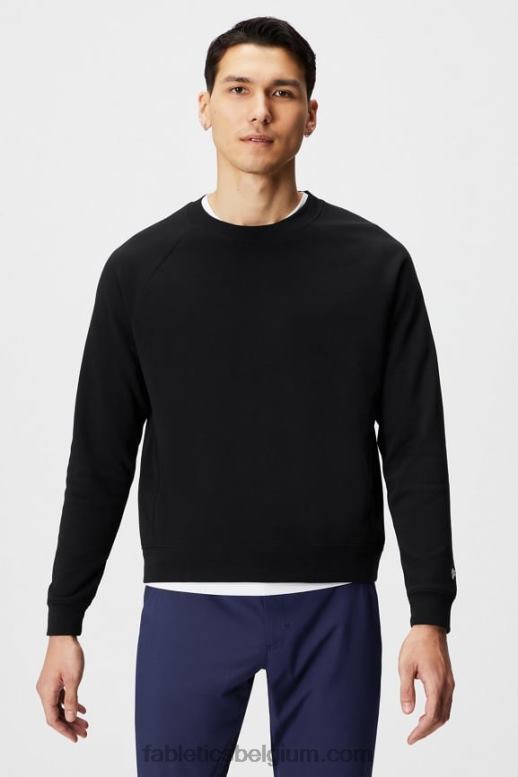 zwart Heren de lichtgewicht go-to crew Fabletics LH20J3669