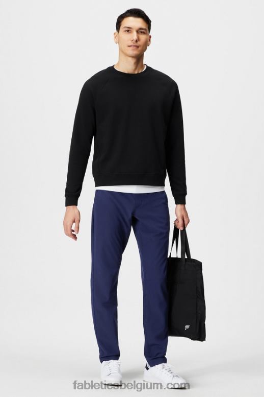 zwart Heren de lichtgewicht go-to crew Fabletics LH20J3669