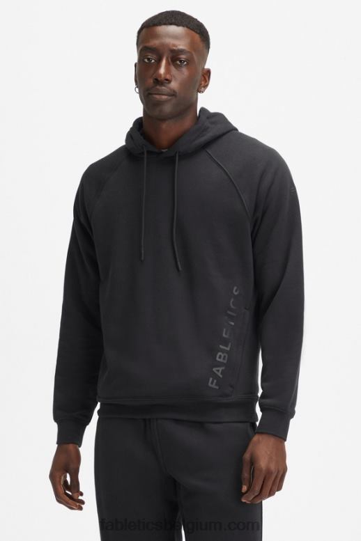 zwart Heren de lichtgewicht go-to hoodie Fabletics LH20J3658