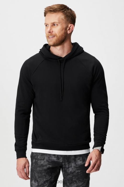 zwart Heren de lichtgewicht go-to hoodie Fabletics LH20J3660