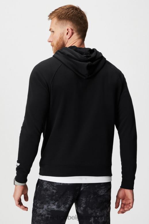 zwart Heren de lichtgewicht go-to hoodie Fabletics LH20J3660
