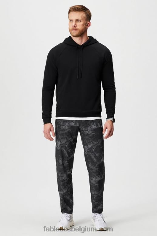 zwart Heren de lichtgewicht go-to hoodie Fabletics LH20J3660