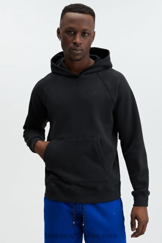 zwart Heren de postgame-hoodie Fabletics LH20J3722