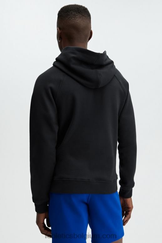 zwart Heren de postgame-hoodie Fabletics LH20J3722