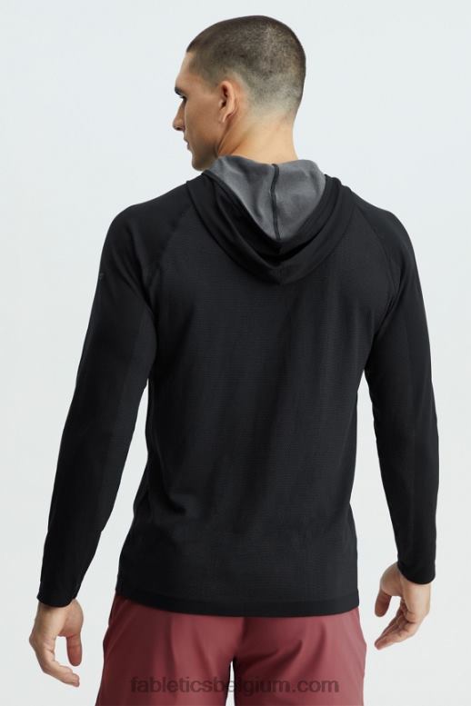 zwart Heren de trainingsdag hoodie Fabletics LH20J3622