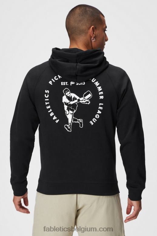 zwart pb rondel Heren de favoriete hoodie 191 Fabletics LH20J3677