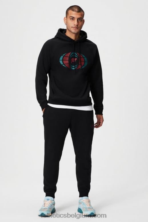 zwart wereldwijd Heren de favoriete hoodie 191 Fabletics LH20J3679