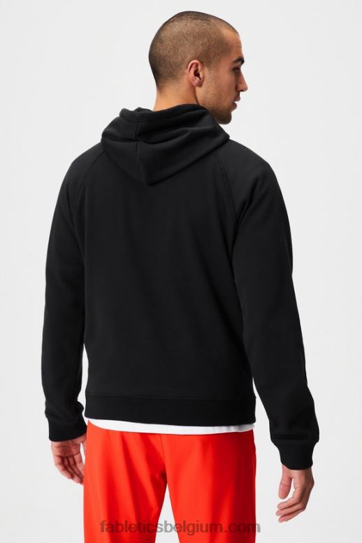 zwarte collage Heren de favoriete hoodie 190 Fabletics LH20J3673
