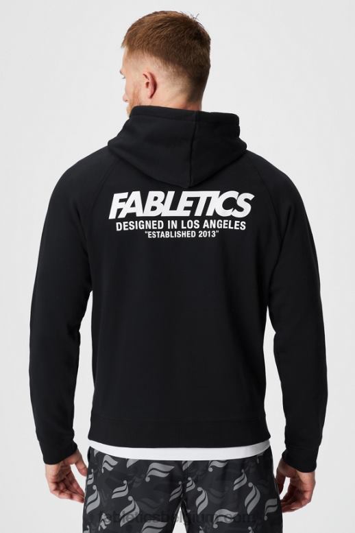 zwarte la Heren de favoriete hoodie 190 Fabletics LH20J3674