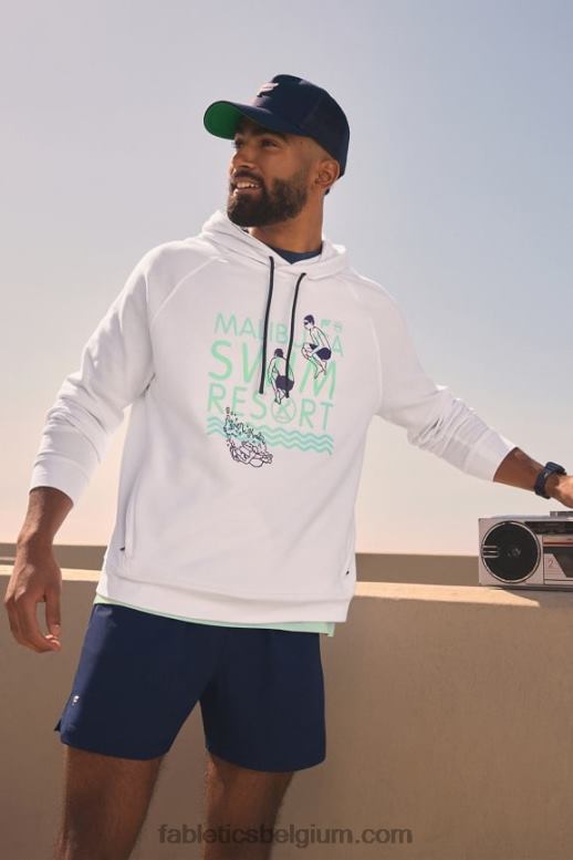 zwem resort Heren de lichtgewicht go-to hoodie Fabletics LH20J3653