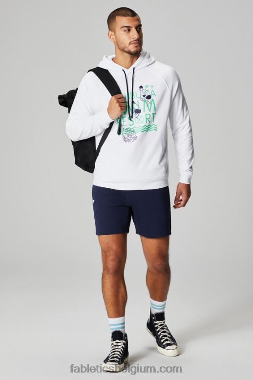zwem resort Heren de lichtgewicht go-to hoodie Fabletics LH20J3653