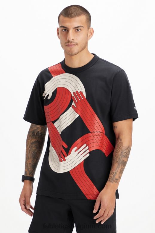 alles bij elkaar zwart Heren de r& tee Fabletics LH20J3533