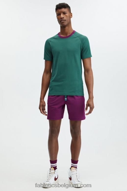 azuur groen Heren de trainingsdag tee 178 Fabletics LH20J3480