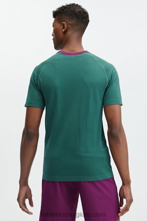 azuur groen Heren de trainingsdag tee 178 Fabletics LH20J3480