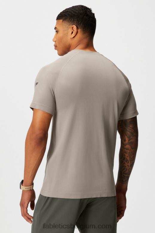 brutalistisch kaki Heren de trainingsdag tee 186 Fabletics LH20J3548
