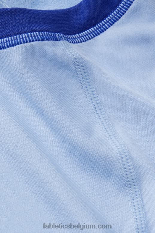 damp blauw Heren de trainingsdag tee 179 Fabletics LH20J3485