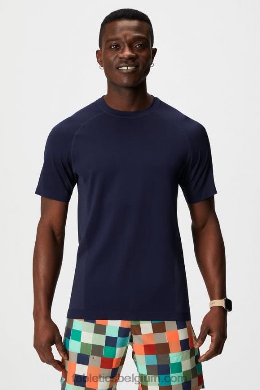 diepe marine Heren de trainingsdag tee 175 Fabletics LH20J3464