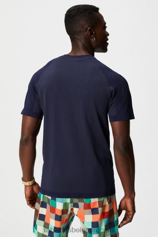 diepe marine Heren de trainingsdag tee 175 Fabletics LH20J3464