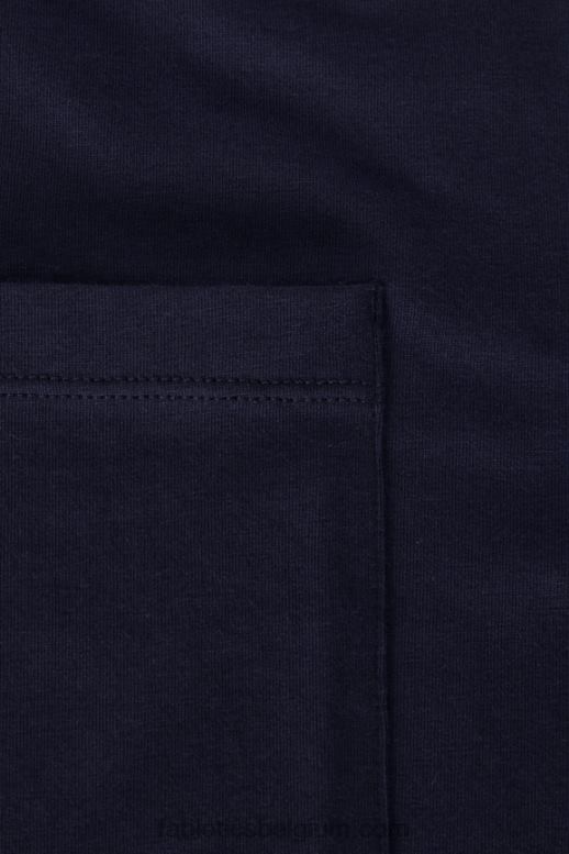 diepe marine Heren het 24-7 pocket-T-shirt Fabletics LH20J3456