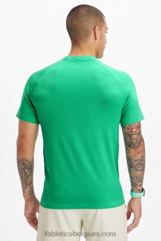 essentieel groen Heren de trainingsdag tee 180 Fabletics LH20J3487