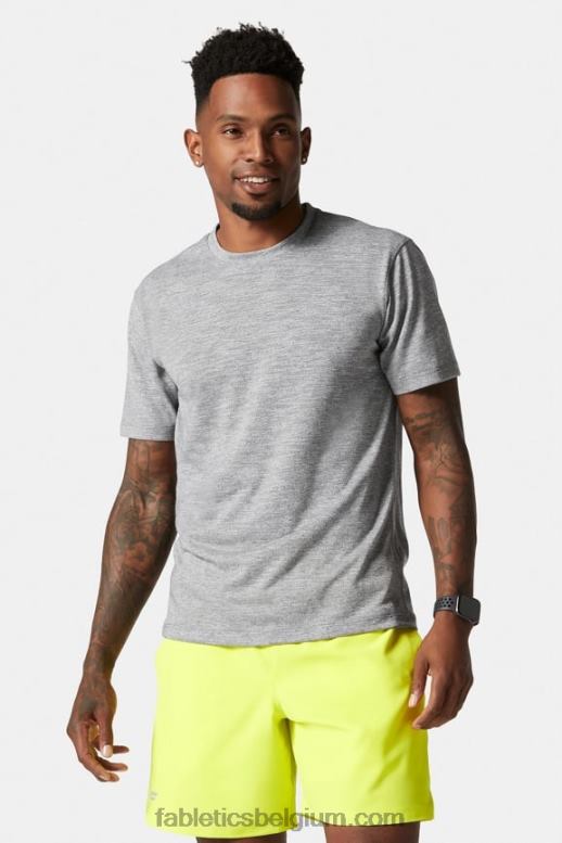 grijze heide Heren de eerste rij tee Fabletics LH20J3551