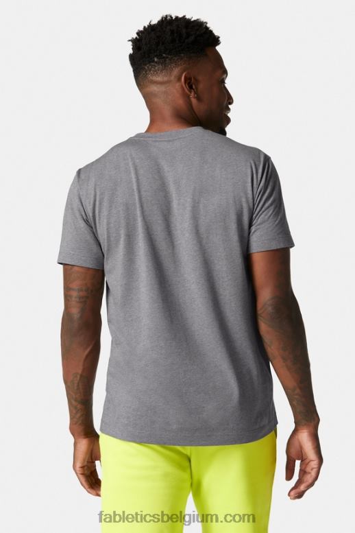 houtskool heide Heren de 24-7 tee 185 Fabletics LH20J3546