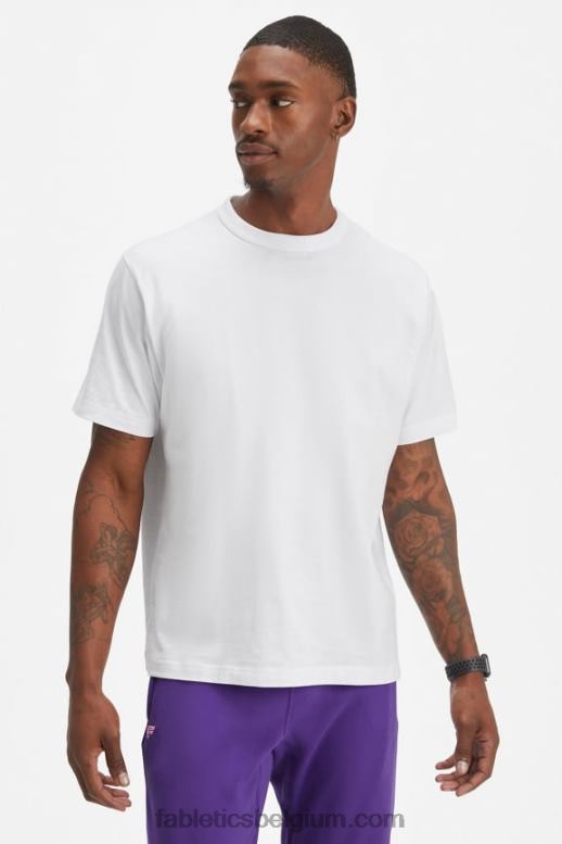 klassiek wit Heren de r& tee Fabletics LH20J3528