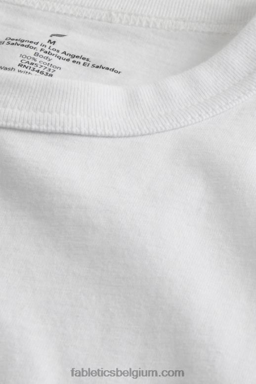 klassiek wit Heren de r& tee Fabletics LH20J3528