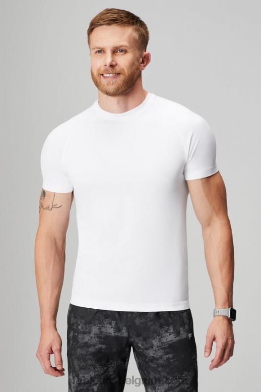 klassiek wit Heren de trainingsdag tee 175 Fabletics LH20J3465