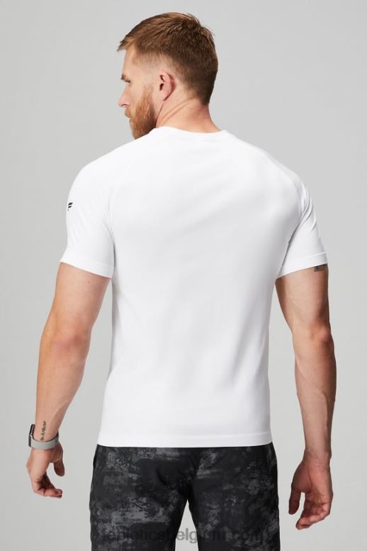 klassiek wit Heren de trainingsdag tee 175 Fabletics LH20J3465