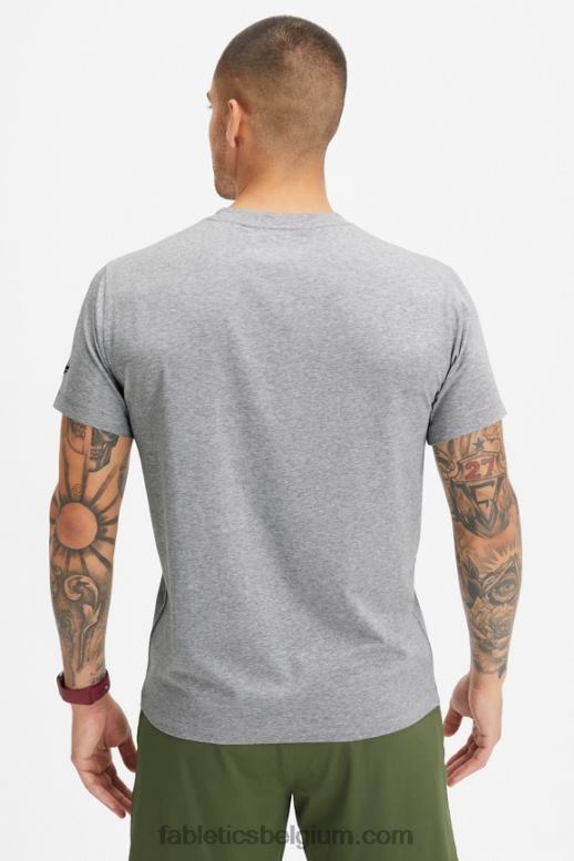 klassieke grijze heide Heren de 24-7 tee 183 Fabletics LH20J3516