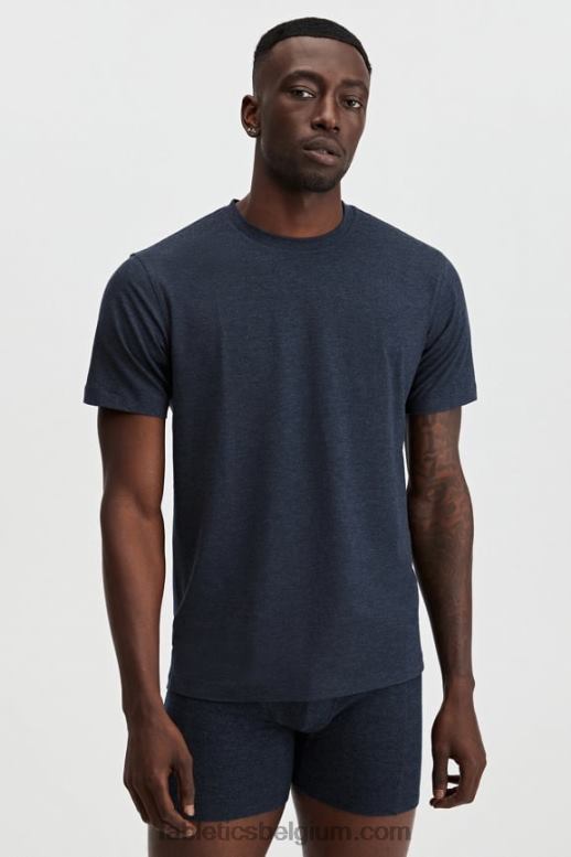 klassieke marine Heren het restoreknit T-shirt Fabletics LH20J3555