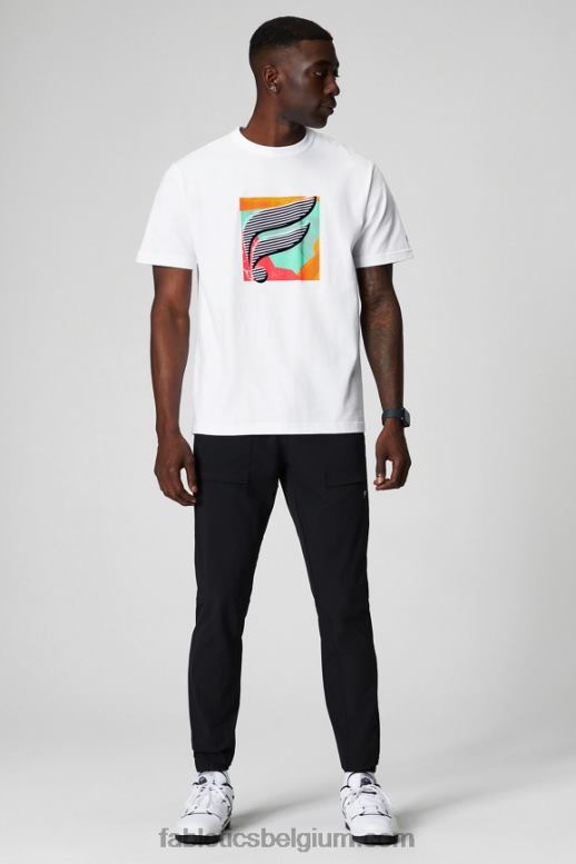 klassieke witte f multi Heren de r& tee Fabletics LH20J3520