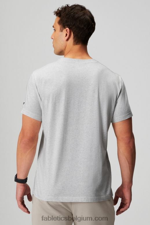 lichtgrijze heide Heren de 24-7 tee 182 Fabletics LH20J3510