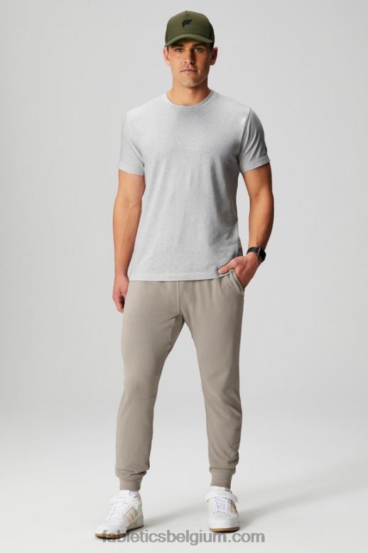 lichtgrijze heide Heren de 24-7 tee 182 Fabletics LH20J3510