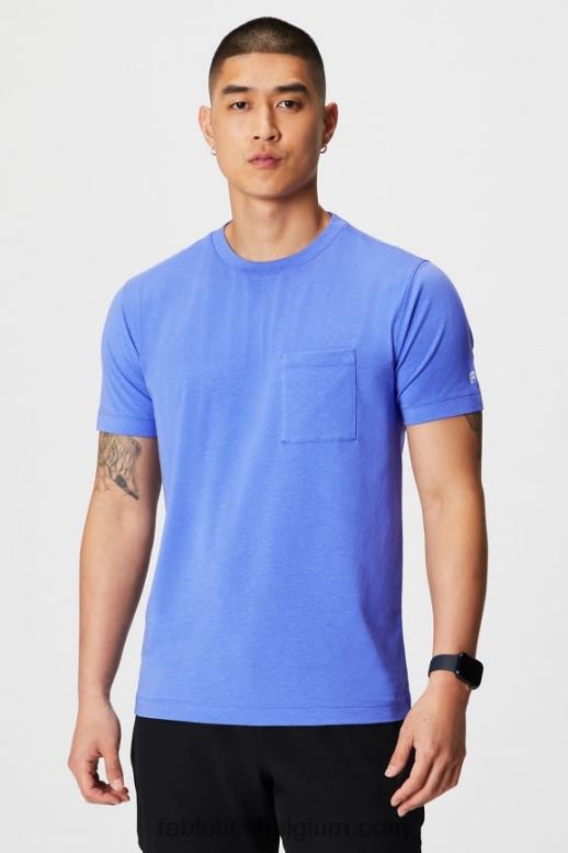 maagdenpalm stoot Heren het 24-7 pocket-T-shirt Fabletics LH20J3450