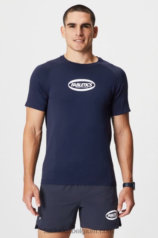 marine ovaal Heren de trainingsdag tee 174 Fabletics LH20J3461