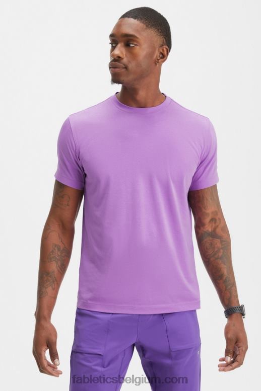 mauve rook Heren de 24-7 tee 184 Fabletics LH20J3517