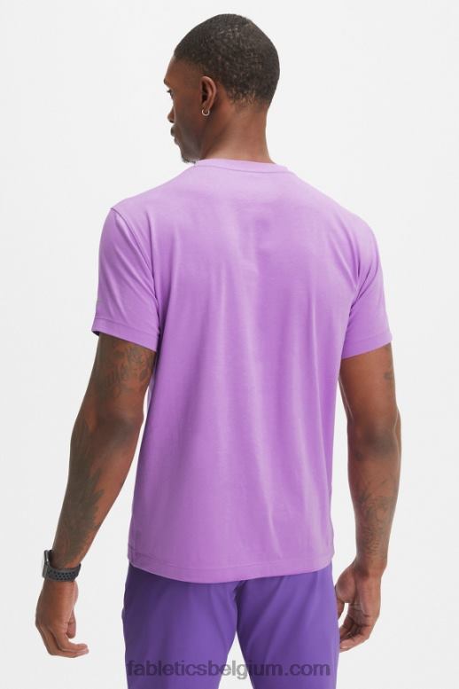mauve rook Heren de 24-7 tee 184 Fabletics LH20J3517